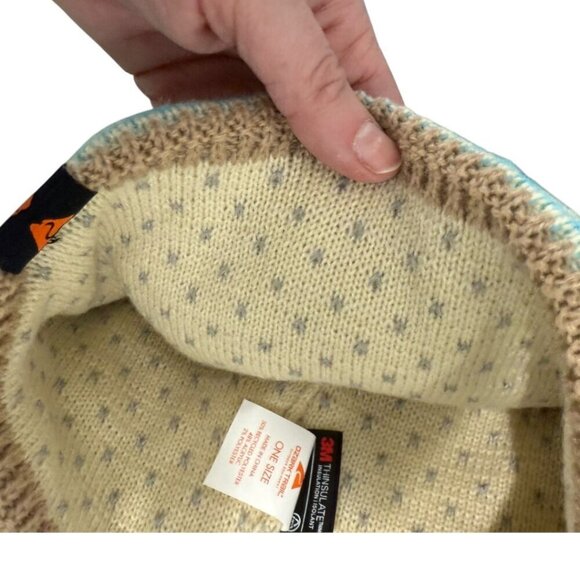 3M THINSULATE x OZARK TRAIL FAIR ISLE fleeece lined headband adult snow hat - Picture 7 of 7